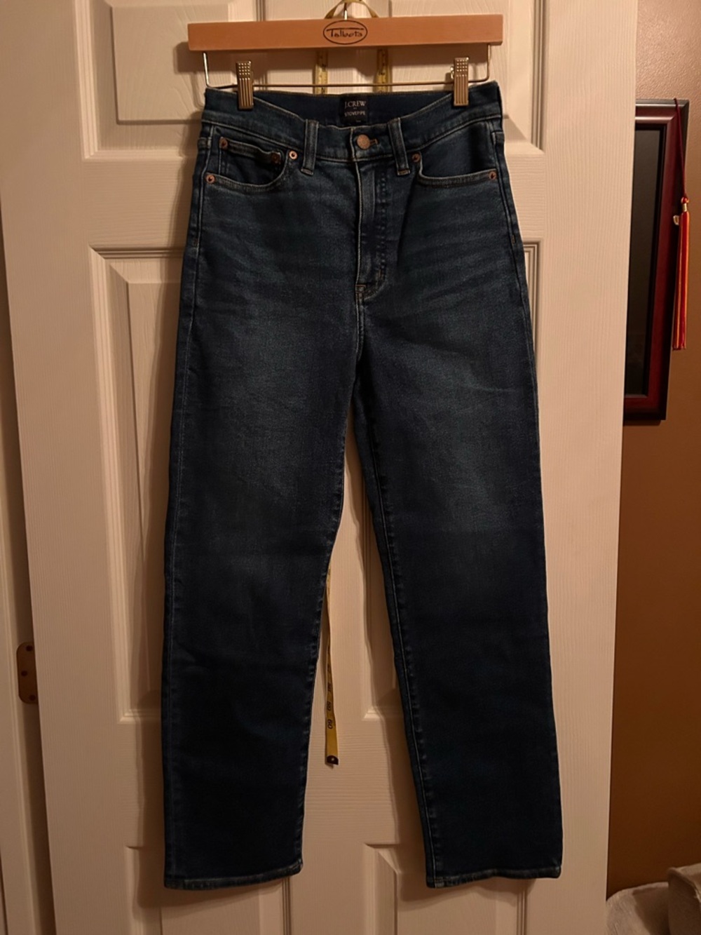 J. Crew Women’s Dark Blue Stovepipe Jeans